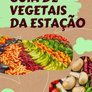 Imagem de capa para o Ebook GUIA DE VEGETAIS DA ESTAÇÃO