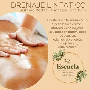 Imagen de portada para Curso online Drenaje Linfático Vodder &amp; Masaje Brasileño Xpert