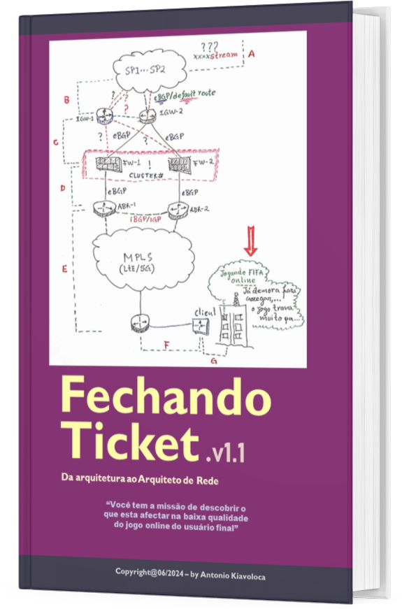 Fechando Ticket, Da arquitetura ao Arquiteto de Rede  v1.1