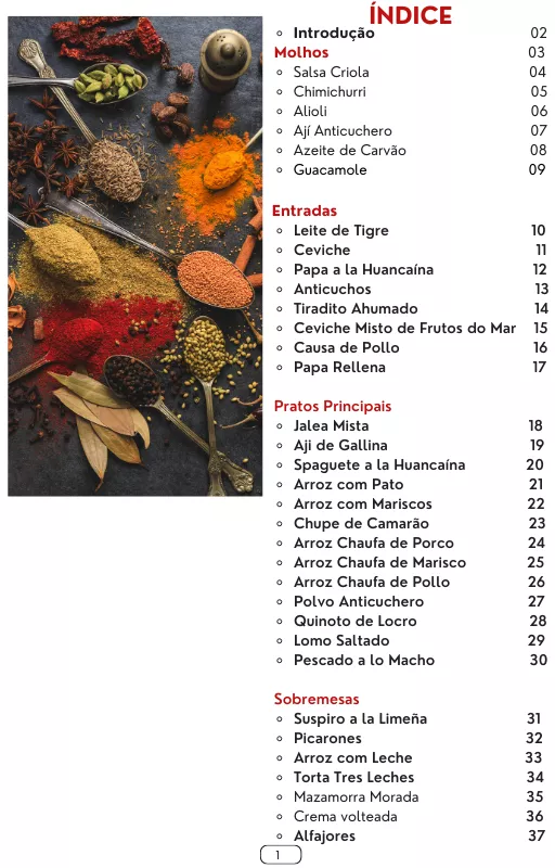 E-book Além do Ceviche, Receitas Tradicional Peruana, Pratos,Entradas e Sobremesas — imagem 2