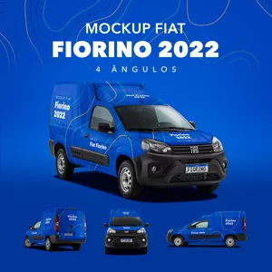 Imagem de capa para o Curso online MOCKUP FIAT FIORINO 2022 - 4 ÂNGULOS