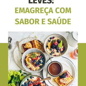 Imagem de capa para o Ebook Receitas Fit Leves: Emagreça com Sabor e Saúde