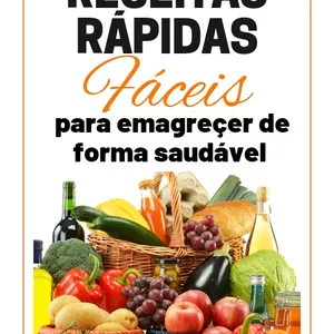 Imagem de capa para o Ebook Receitas para emagrecer de forma saudável 