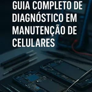 Imagem de capa para o Ebook Guia Completo de Diagnóstico em Manutenção de Celulares