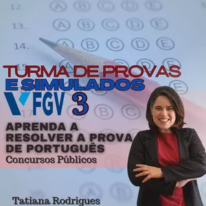 Imagem de capa para o Curso online PROVAS E SIMULADOS FGV 3