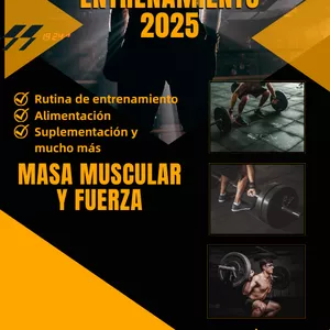 Imagen de portada para Ebook Guia de Entrenamiento 2025: Pierde Grasa, Gana Masa Muscular y Fuerza