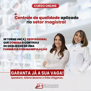 Imagem de capa para o Curso online Curso de Controle de Qualidade Aplicado no Setor Magistral