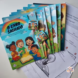 Imagem de capa para o Ebook 📖  “O Livro Sagrado” - Lâmpada para os meus pés!