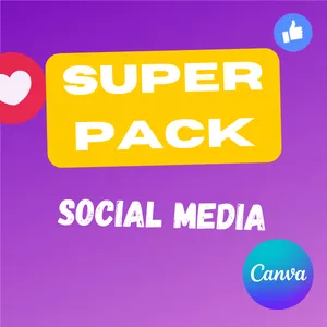 Imagem de capa para o Ebook SUPER PACK Social Media