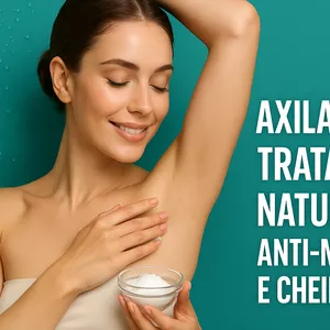 Imagem de capa para o Ebook Axilas-tratamento natural anti-manchas e cheiro