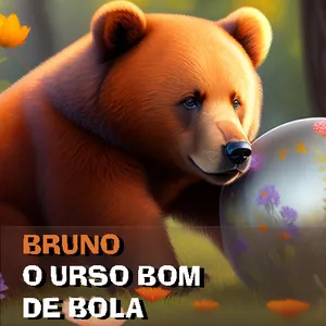 Imagem de capa para o Ebook Bruno, o Urso Bom de Bola