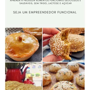 Imagem de capa para o Ebook Empreendedor Funcional - Salgados Funcionais