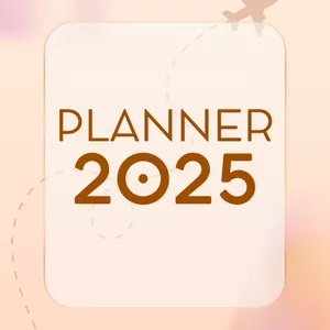 Imagem de capa para o Curso online Planner 2025 (Agenda para imprimir)