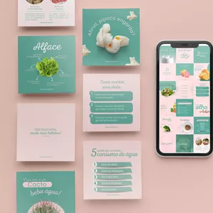 Imagem de capa para o Ebook TEMPLATE CANVA EDITÁVEL - NUTRICIONISTA