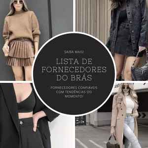 Imagem de capa para o Ebook LISTA DE FORNECEDORES - MODA FEMININA BRAS