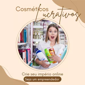 Imagem de capa para o Ebook Cosmético lucrativo
