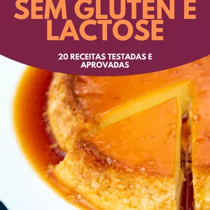 Imagem de capa para o Ebook Sobremesas sem glúten e lactose