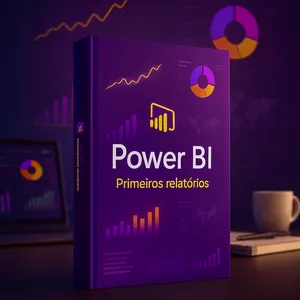 Imagem de capa para o Ebook E-book Power BI – Primeiros Relatórios