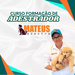 Imagem de capa para o Curso online FORMAÇÃO DE ADESTRADORES - MATEUS ADESTRA