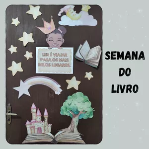 Imagem de capa para o Curso online Painel de porta "Dia do Livro"