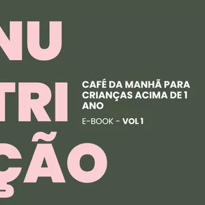 Imagem de capa para o Ebook E-book: Café da manhã para crianças acima de 1 ano