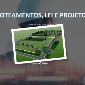Imagem de capa para o Curso online LOTEAMENTOS, LEI E PROJETO.