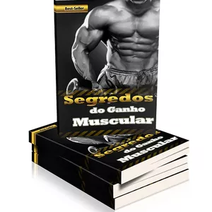 Imagem de capa para o Ebook Segredos do Ganho Muscular