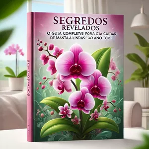 Imagem de capa para o Ebook Guia Completo para Cuidar de Orquídeas e Mantê-las Lindas o Ano Todo