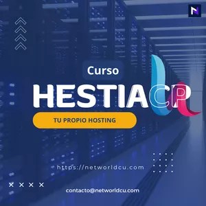Imagen de portada para Curso online HestiaCP Tu propio Hosting