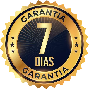 Selo de Garantia de 7 Dias, devolução imediata do Curso Meu Primeiro Zoológico - Modele 25 Animais em Pasta Americana