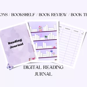 Cover image for Ebook Reading Journal/Book Journal