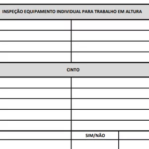 Imagem de capa para o Ebook Checklist para inspeção de equipamentos para trabalho em altura.