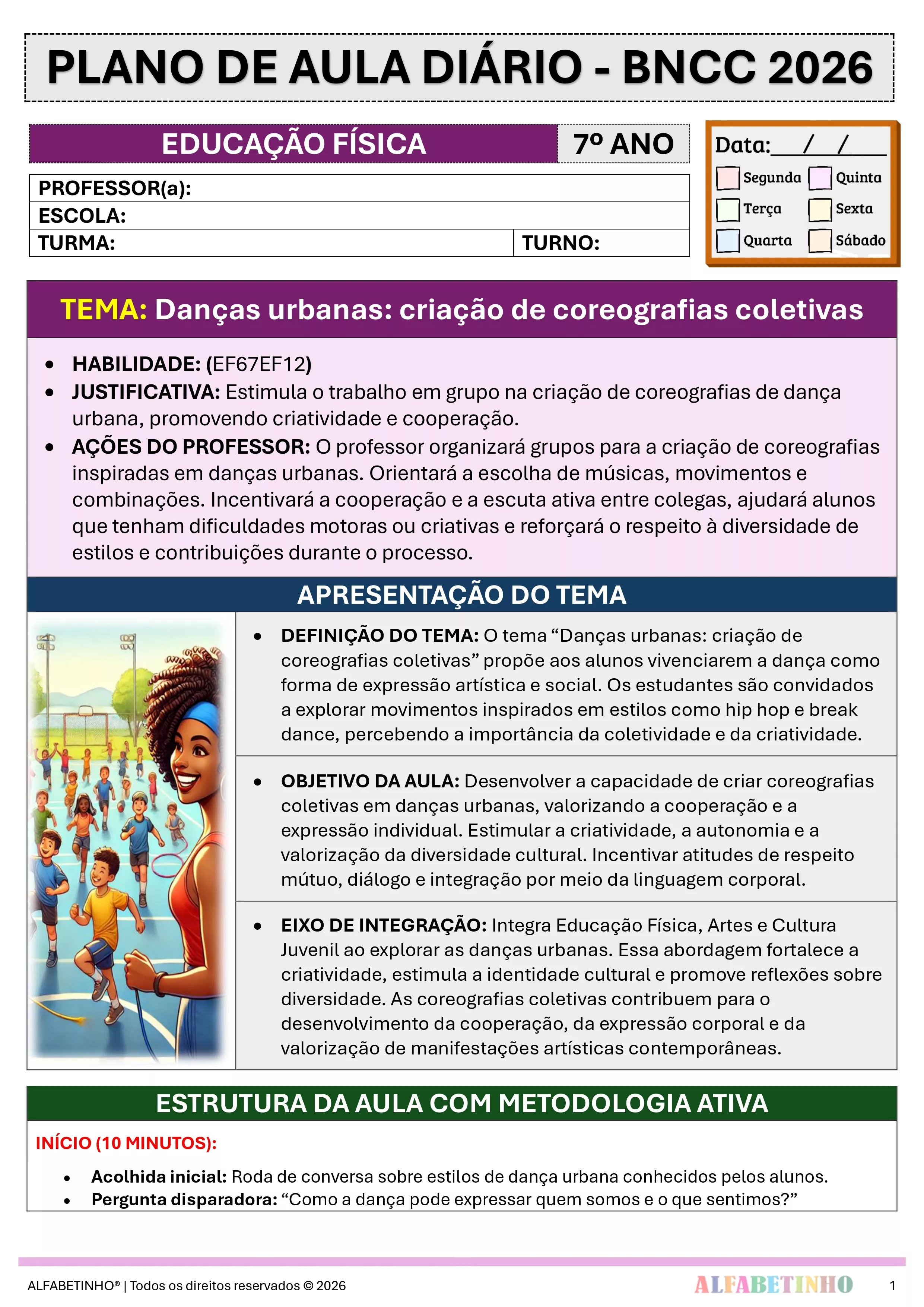 PLANOS DIÁRIOS - 6º ao 9º ano - BNCC 2026