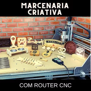 Imagem de capa para o Curso online Marcenaria Criativa Com Router CNC