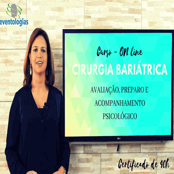 Imagem do curso Cirurgia Bariátrica: avaliação, preparo e acompanhamento psicológico.