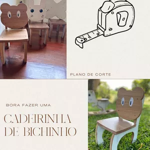 Imagem de capa para o Ebook Projeto cadeirinha de bichinhos