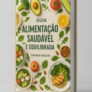 Imagem de capa para o Ebook Guia Alimentação Saudável E Equilibrado