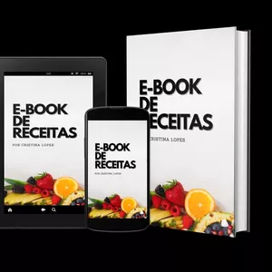 Imagem de capa para o Ebook E-BOOK DE RECEITAS DA CRIS