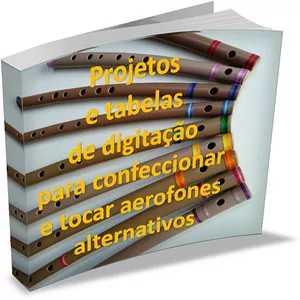 Imagem de capa para o Ebook MEDIDAS E TABELAS DE DIGITAÇÃO PARA AEROFONES ALTERNATIVOS + Método como tocar Bônus