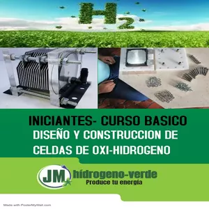 Imagen de portada para Curso online iniciantes - curso basico: diseño y construccion de celdas de oxi-hidrogeno