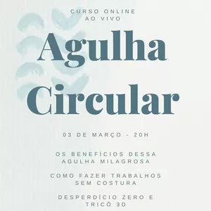 Imagem de capa para o Curso online Curso de Agulha Circular