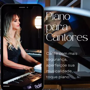 Imagem do curso Piano Popular para Cantores - 2023