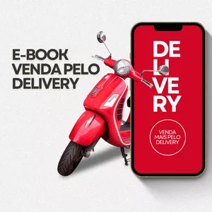 Imagem de capa para o Ebook E-Book Aprenda a Vender Pelo Delivery