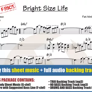 Cover image for Online course Bright Size Life (Sheet Music + Backing Tracks)