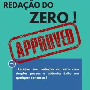 Imagem de capa para o Ebook Redação do Zero - Manual do concurseiro