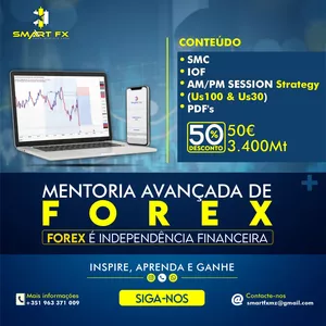 Imagem de capa para o Curso online Mentoria avançada de FOREX