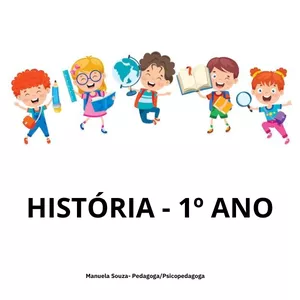 Imagem de capa para o Ebook Livro de HISTÓRIA - Nível 1º ANO (Ensino Fundamental)