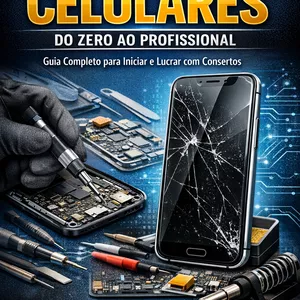 Imagem de capa para o Ebook Do Zero ao Profissional: Aprenda Manutenção de Celulares
