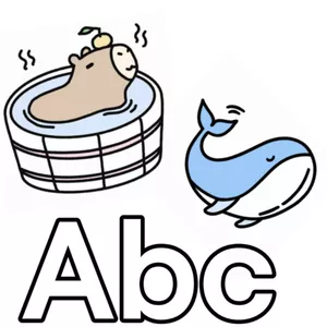 Imagen de portada para Ebook Alfabeto ilustrado de animales para colorear y aprender inglés - PDF imprimible