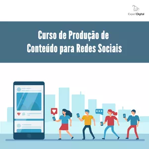 Imagem de capa para o Curso online Curso de Produção de Conteúdo para Redes Sociais